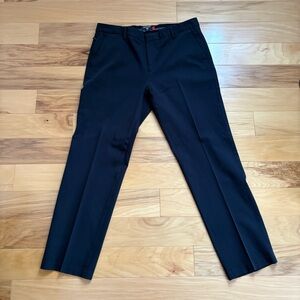 Dockers Black City Tech Trouser Men's Dress Pants - Classic Flat Front 36”x32”